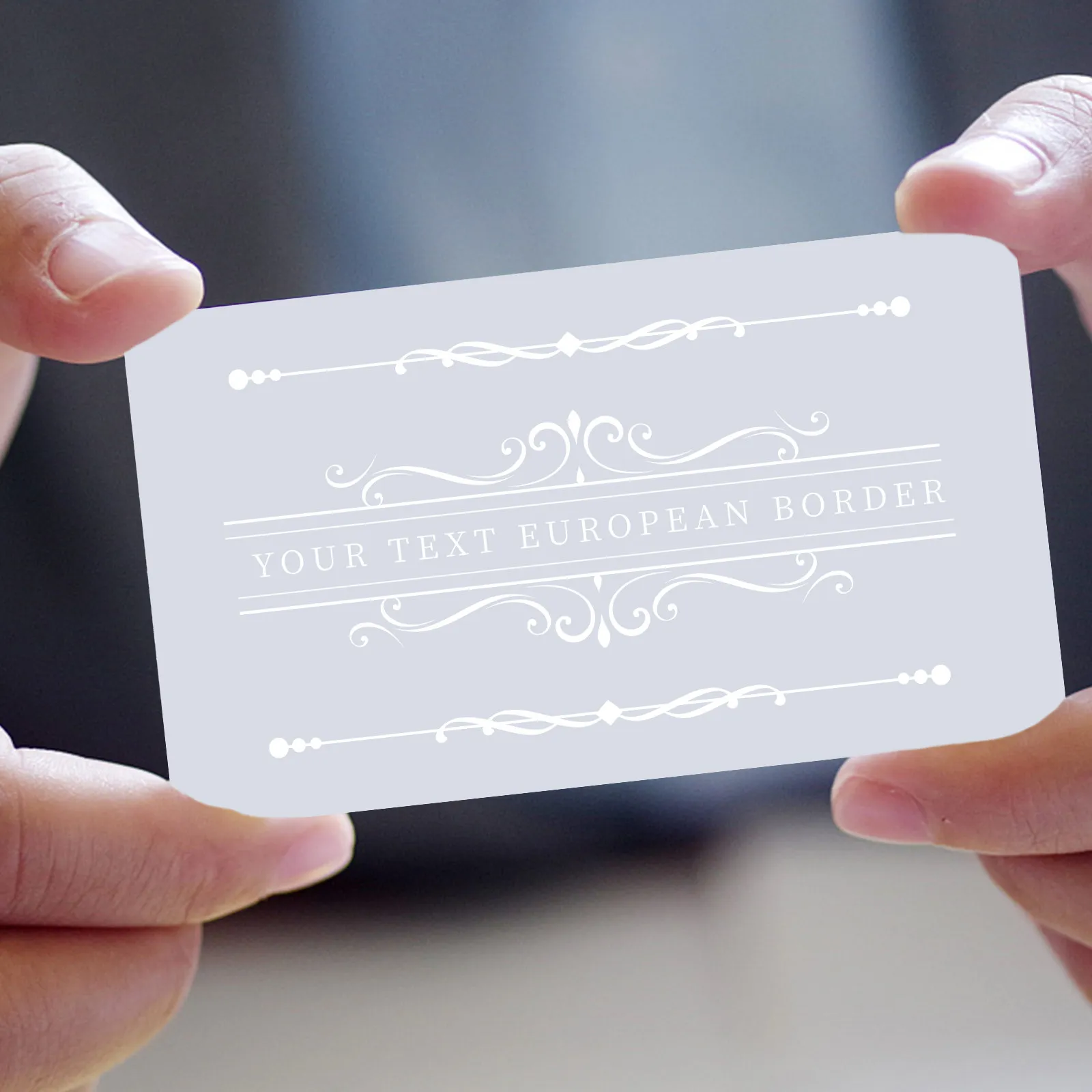 

100Pcs Aluminum Business Card Blanks Premium Thick Sturdy Blank Cards for Engraving Printing Name Tags Nameplates DIY