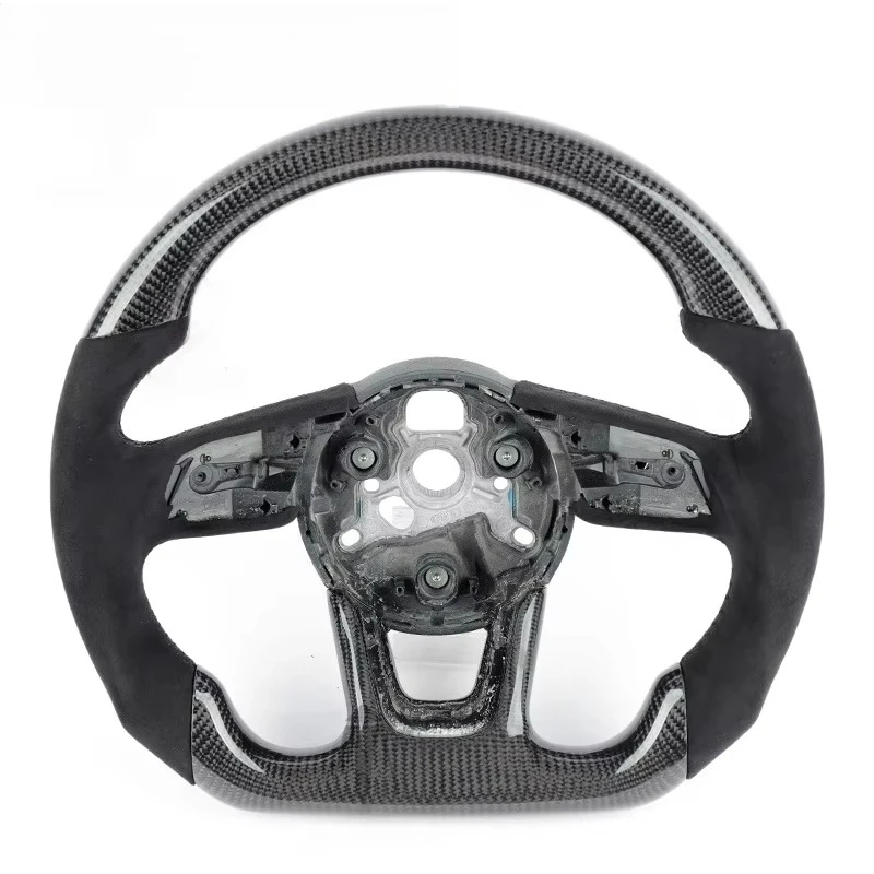 

Custom Design Carbon Fiber Steering Wheel for Audi RS A3 A4 A5 A6 C7 B8 R8 S3 S4 S5 Q3 Q5 Q7 A7 S7 TT RS3 RS5 RS6 RS7 B9
