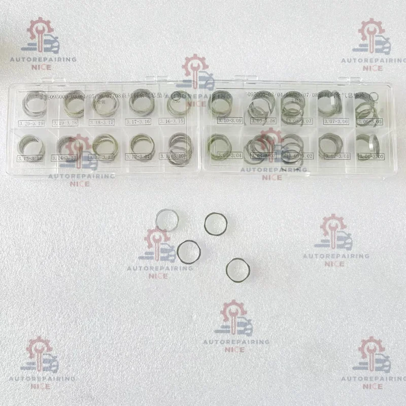 

for Denso Diesel Common Rail Injector Residual Air Gap Adjusting Shims Injector Part Washer Repair Tool