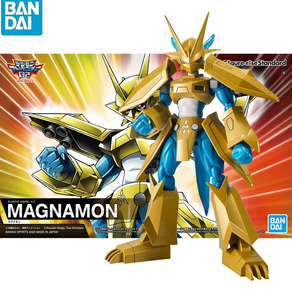 

In Stock BANDAI Figure-rise Standard Digimon Adventure MAGNAMON Assembly Models Ver. Anime Action Figures Model Collection Toy