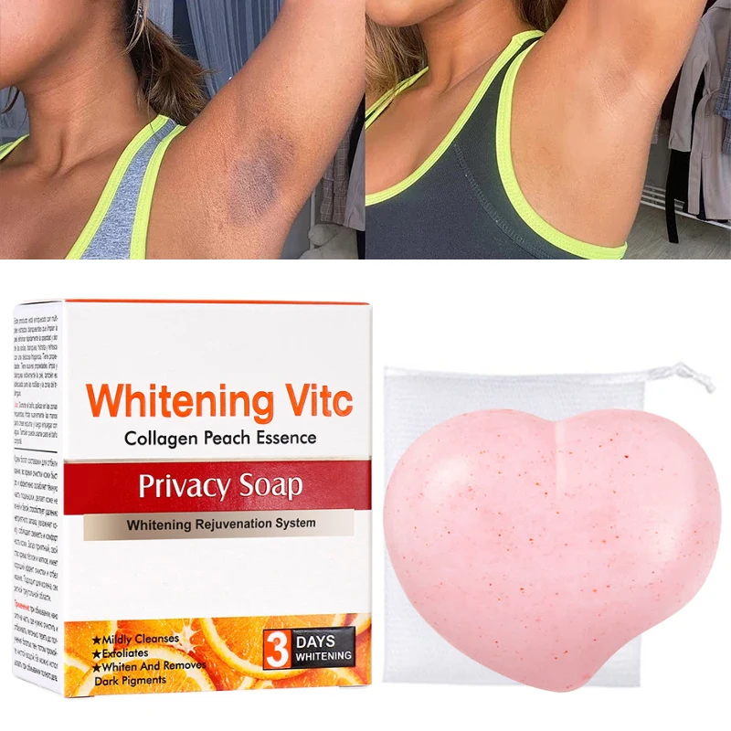 

Vitamin C Soap Body Whitening Soap Chicken Skin Removal Underarm Knees Bleaching Soap Dark Spot Removal Dead Skin Body Care