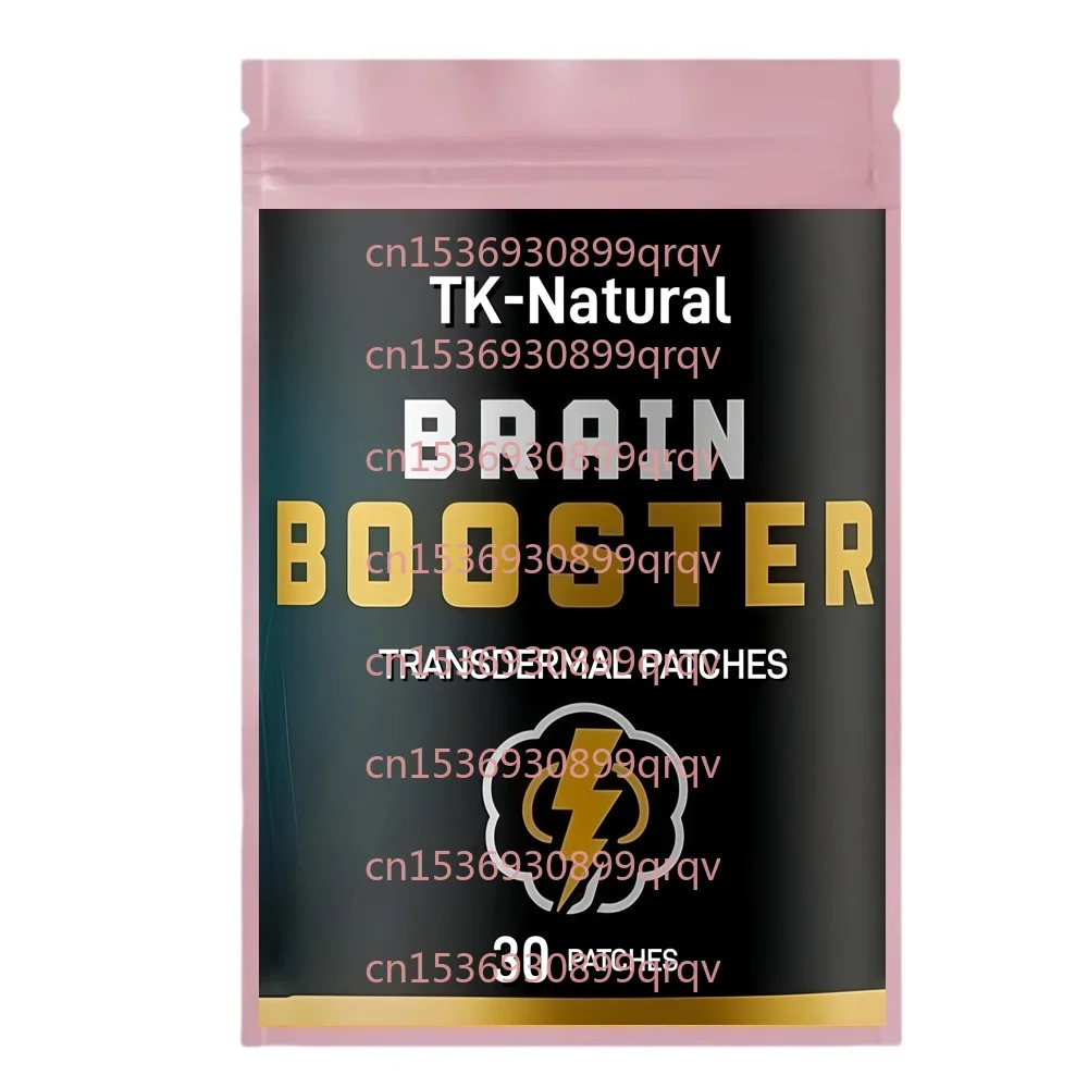 30枚入り 脳機能促進パッチ 3種類の経皮吸収パッチ 脳機能改善パッチ ハーブ＆ビタミン配合 集中力、明晰さ、認知機能サポート