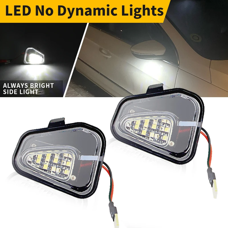 

2 шт. для VW CC EOS Scirocco Jetta MK6 PASSAT B7 светодиодное боковое зеркало заднего вида, напольная лампа, лужа, добро пожаловать, OEM # 3C8 945 292