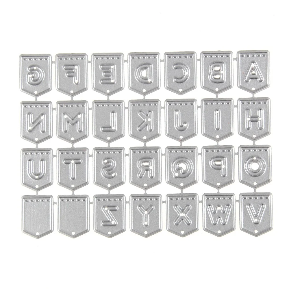 Letter Metal Cutting Dies English Alphabet Frame Stencil Scrapbooking Paper Cards making Embossing