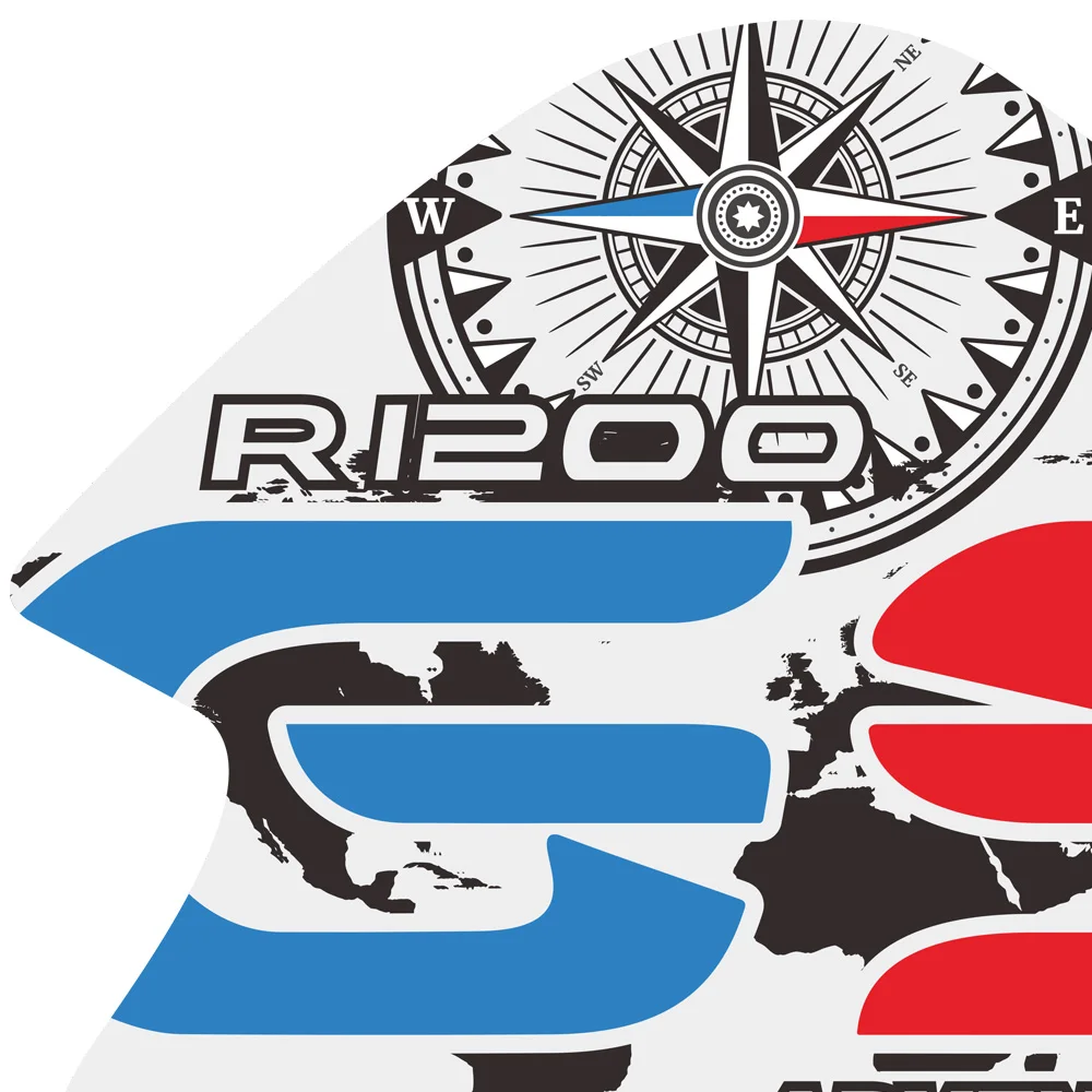 

Tank Pad Protector R 1200 GS Stickers Oil Gas Fuel Decals Adventure For BMW R1200GS R1200 ADV GSA