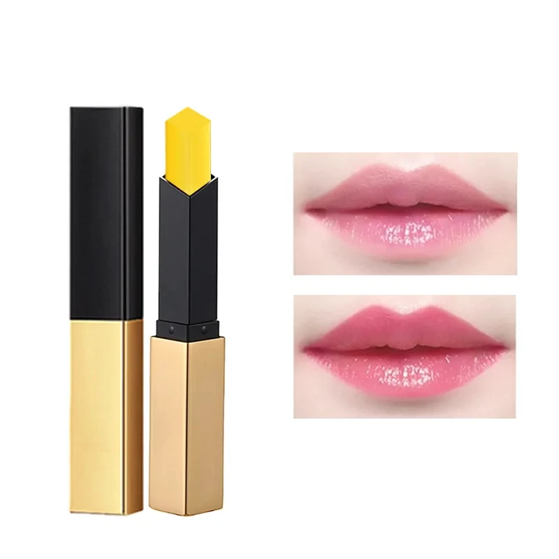 20 Stück individuelles Logo Carotin Farbwechsel Lippenstift Lippentönung langlebig wasserdicht feuchtigkeitsspendend nähren Lipgloss Bienenwachs Lippenbalsam