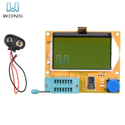 LCD Screen Multimeter Transistor Tester LCR-T4 Mega328 M328 Meter Backlight Diode Triode Capacitance ESR Meter MOS/PNP/NPN L/C/R