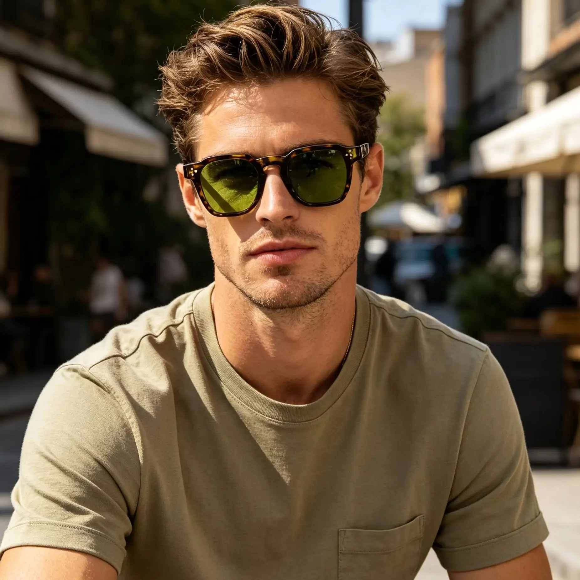 CATERSIDE Retro Square Sunglasses Men Punk Fashion Brand Sun Glasses for Women Travel Party UV400 Summer Style Lunette De Soleil