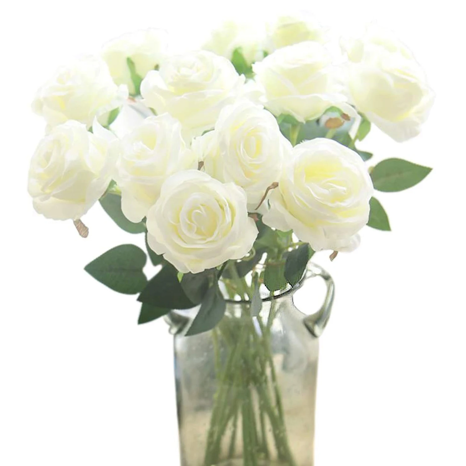 

10/20pcs Artificial Flowers Silk Roses Festival Home Vase Decor Room Wedding Party Wreath Bridal Bouquet Outdoor Garden Diy Gift