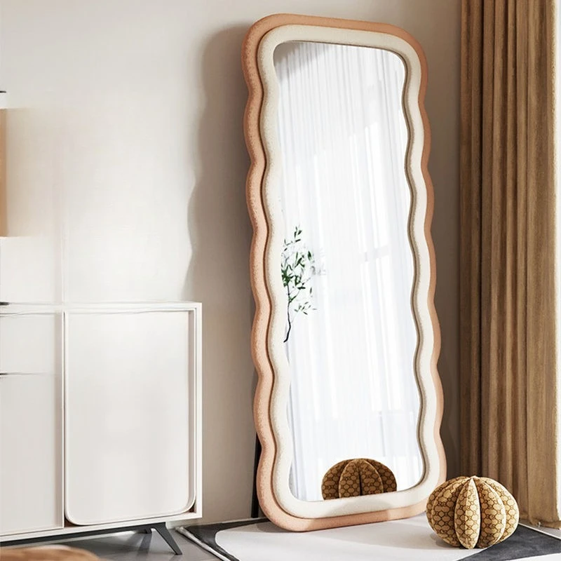 Makeup Design Mirror Bedroom Girls Wall Women Modern Standing Mirror Black Organizer Adornos Para El Hogar Home Decoration