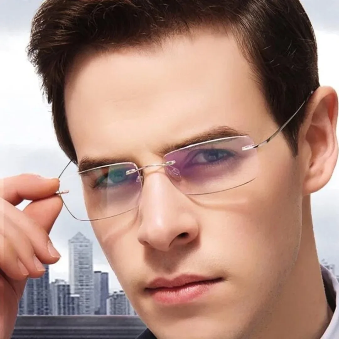 Flexible Rimless Reading Glasses Men Women Retro Fashion Readers +50 +75 +100 +125 +150 +175 +2 +250 +3 +350 +375 +400 +425 +450