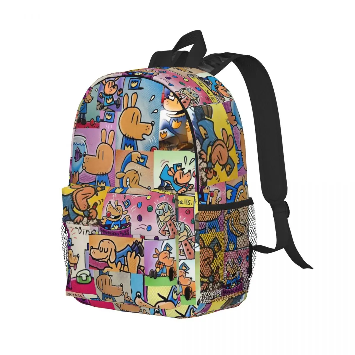 

Dog Man Cartoon Manga Comic Backpack Student Boys Girls BookBag Children School Bag Computer Shoulder Bags for Men Women