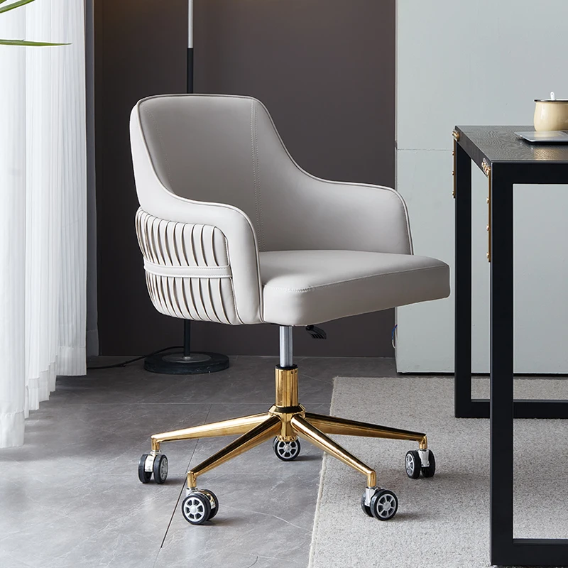 Обеденный современный офисный стул, мобильный роскошный письменный салон, офисный стул для гостиной, скандинавский дизайнер, Sillas De Oficina, модная мебель
