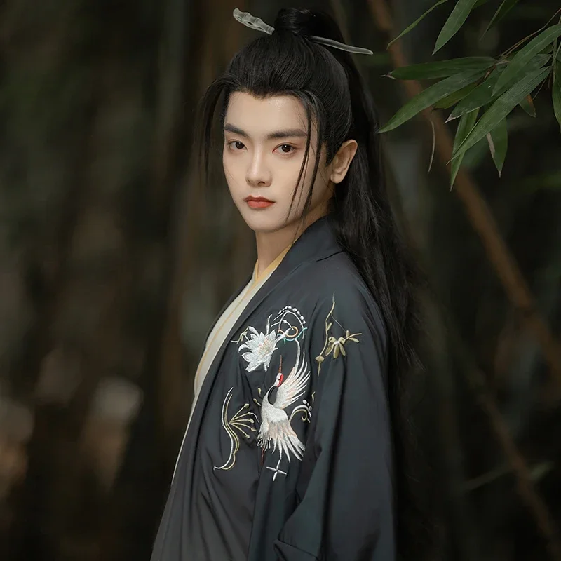 

Hanfu Men Chinese Traditional Halloween Carnival Cosplay Costume Tang Suit Ancient Costume Swordsman Han Dynasty Gown Robes