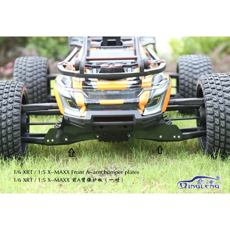 Front & Rear A-Arm Fender Guards For 1/6 XRT 78086-4 1/5 X-MAXX 77086-4, Import Nylon, Install With Stock Screws,Upgrade Parts