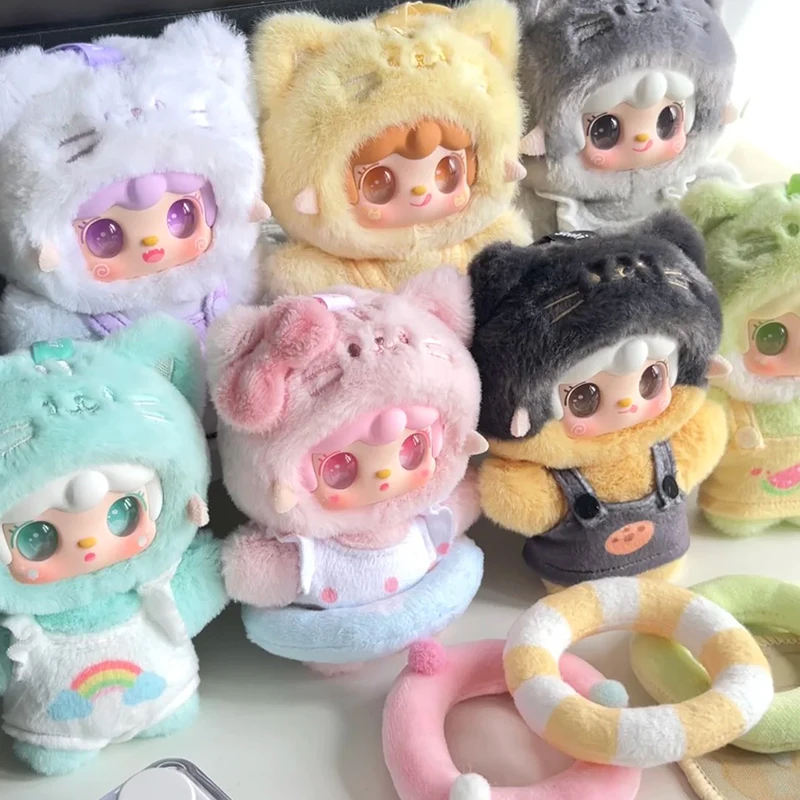 

Genuine Yooki Blind Box Cute Meow Meow Summer Party Series Vinyl Pendant Doll Yooki Bag Pendant Mystery Box Collect Toy Gift