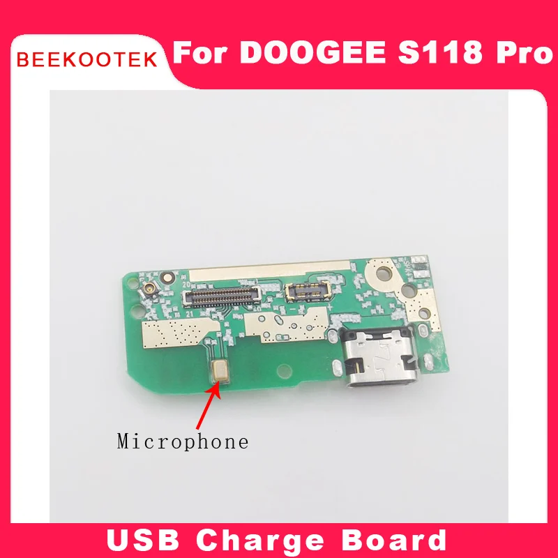 

New Original DOOGEE S118 Pro USB Board Dock Charging Charge Port Board With Mic Module Parts For DOOGEE S118 Pro Smart Phone