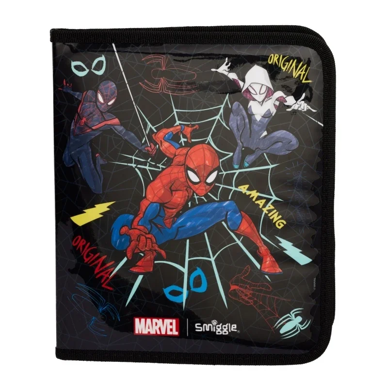 Smiggle Spider-man Children Stationery Student School Bag Lunch Bag Lunch Box Wallet Pencil Box  Water Cup For Student Gift