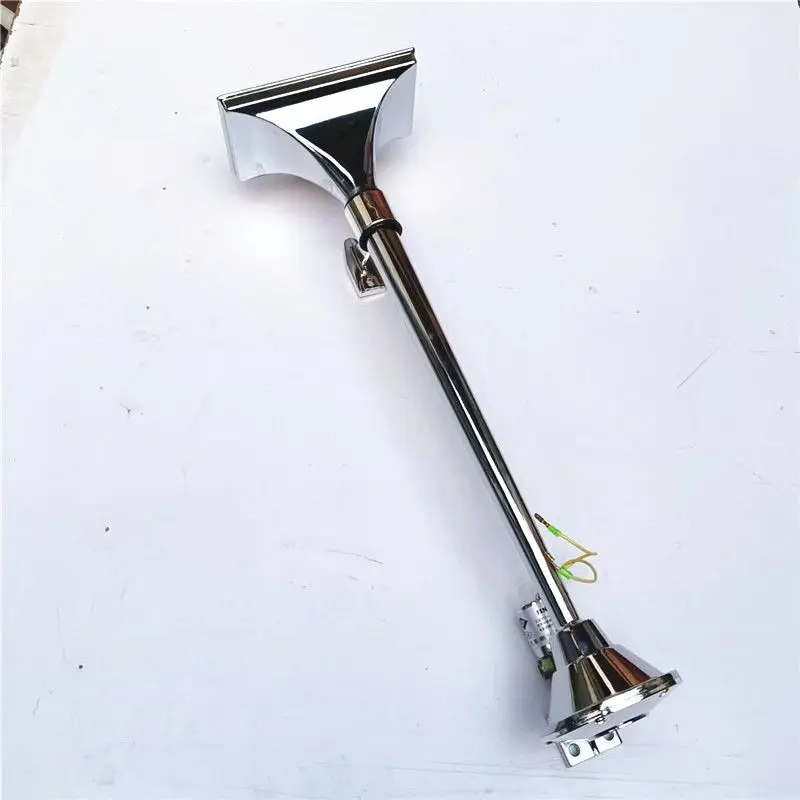 

ABLE 2025 Автомобильный грузовик с электронным управлением Воздушный звуковой сигнал 24 В Супер громкий 12 В Супер тяжелый бас Сплав Длинная трубка Двойной порт Воздушный звуковой сигнал