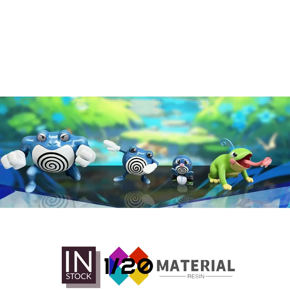 

[В наличии] Масштаб смолы 1/20 World [EC] — Poliwag & Poliwhirl & Poliwrath & Politoed