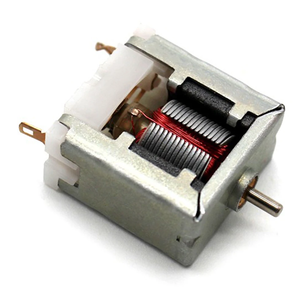 

DC 3V 7200RPM Mini Thin 020 Square Bare Micro DC Motor 1.5mm Shaft DIY Hobby Toy Model Test Electric Motor Experiment