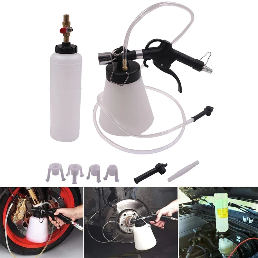 

Car Brake Bleeder Kit Oil Change Pump 1000ml Brake Fluid Replacement Tools Brake Oil Exchanger for Auto Car Truck Motorcycle