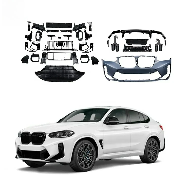 

High-Quality OEM-Fit ForBMW X4 G02 LCI (2019-2021) Upgrade To X4M F98 LCI Style PP Body Kit