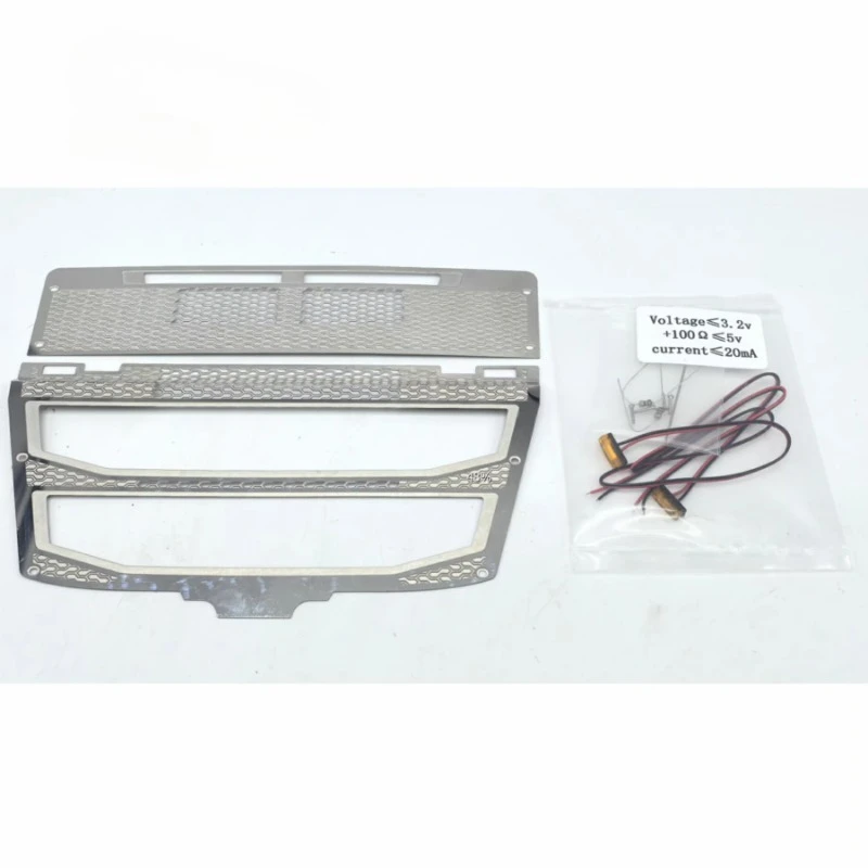 LED 1 pz Metallo Simulazione Copertura di Aspirazione Aria per 1/14 Tamiya RC Camion Auto VOLVO 56362 56375 56360 parti fai da te Giocattoli
