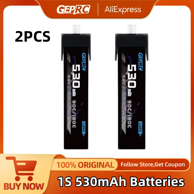 2PCS Geprc 1S 530Ma…