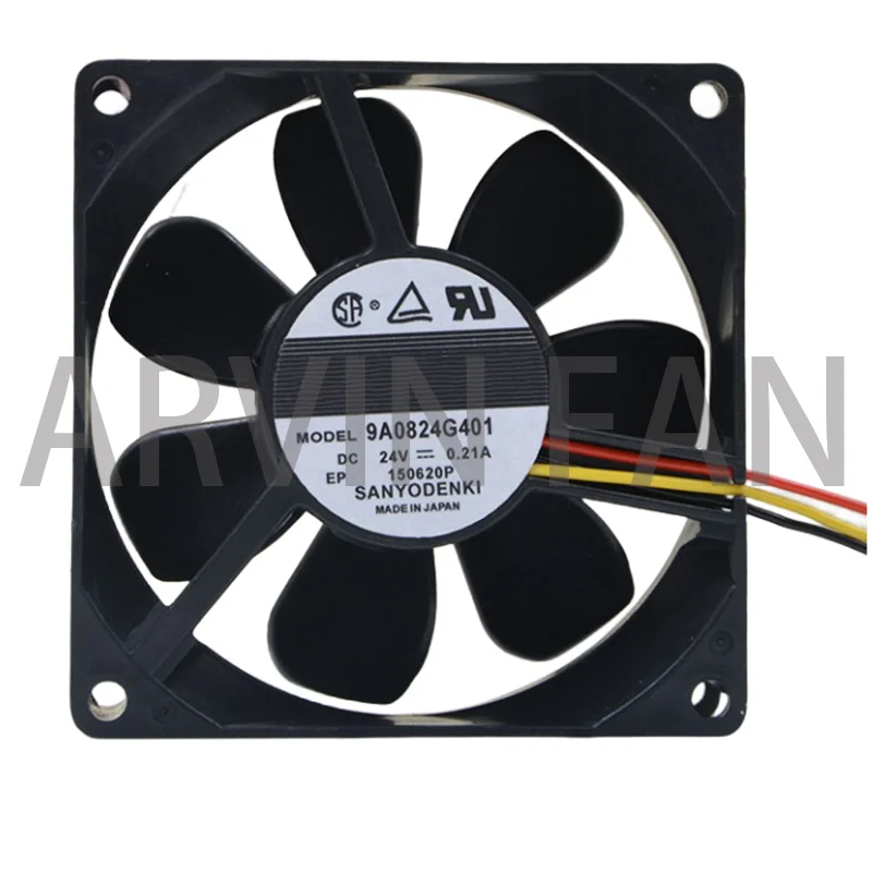 

80 8cm 8025 24v 0.21A 9A0824G401 Detects The Fan