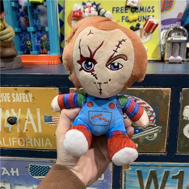 18cm cartoon good guys chucky  plush stuff figure doll kids collection model toy