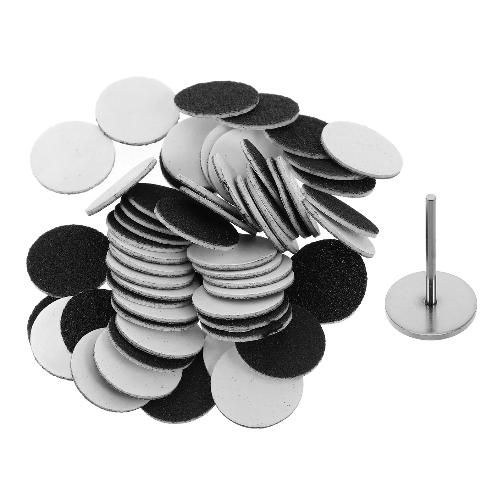 

60 шт. сменных шлифовальных дисков для маникюрного аппарата, насадки для удаления мозолей и омертвевшей кожи, принадлежности для педикюра, насадки для маникюрного аппарата