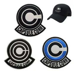 Capsule Corp Embroidery Patch Armband Badge Sticker Decal Applique Embellishment Anime Cartoon Decorative Patches