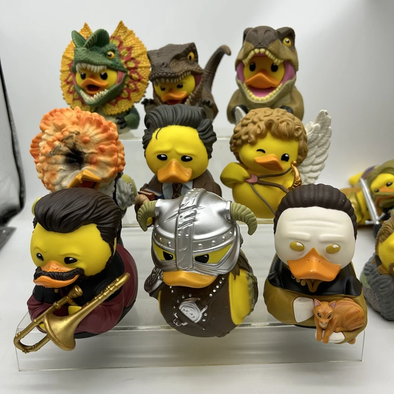 Figuras de acción de la serie Ghostbusters Rubber Duck, juguetes de modelos coleccionables de PVC con múltiples caracteres, lote a granel para coleccionistas de adultos