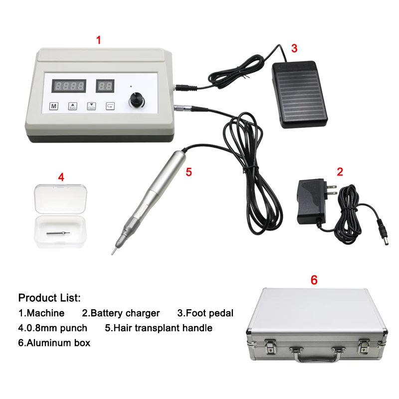 

GREATLH Fue Hair Transplant Extraction New Hair Follicle Extractor Transplant Machine New Hair Follicle Extractor