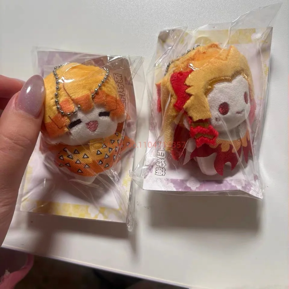 

7cm Tokitou Muichirou Plush Doll Mini Demon Slayer Printed Stuffed Toy Cute Holiday Birthday Gifts Rengoku Kyoujurou Plusie Doll