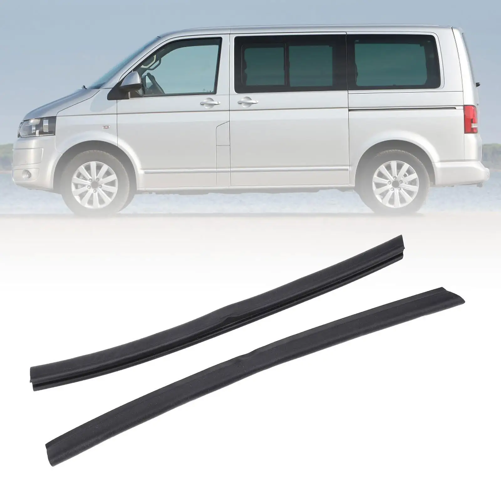 

Car Door Weather Striping Front Wheel Arch Seal Pair Noise Protection Maintenance Trim for VW Transporter Multivan Caravelle