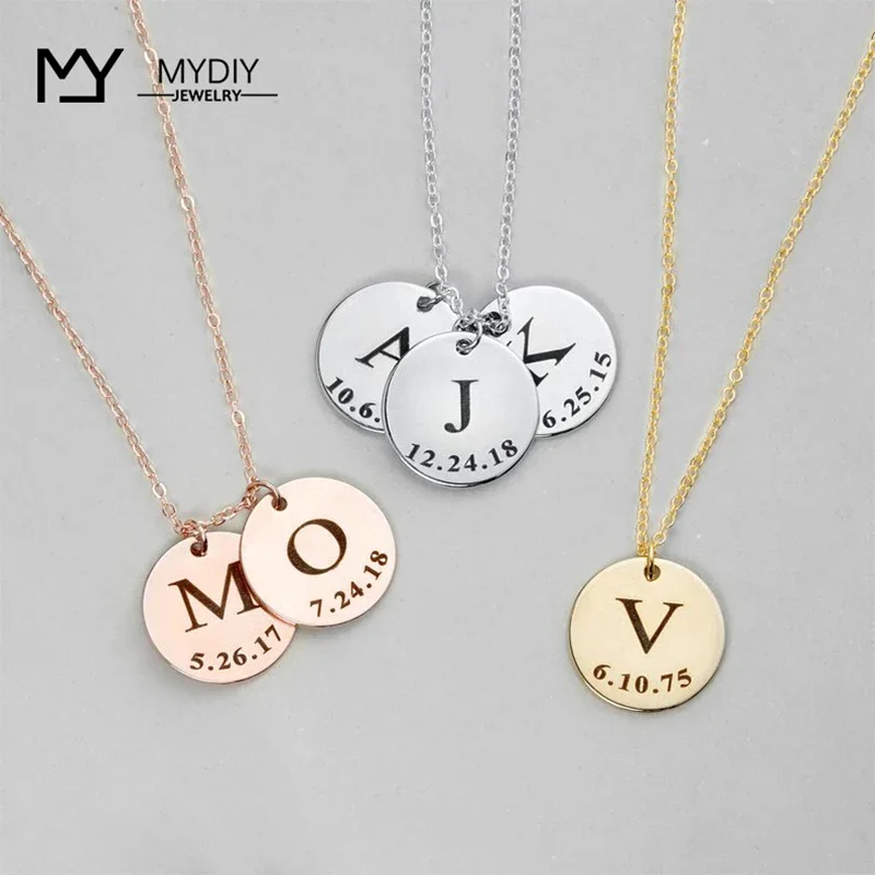 

Customized Necklace Personalized Necklace Stainless Steel Jewelr Making Custom Nameplate Gift Choker Best Friend Birthday Gift