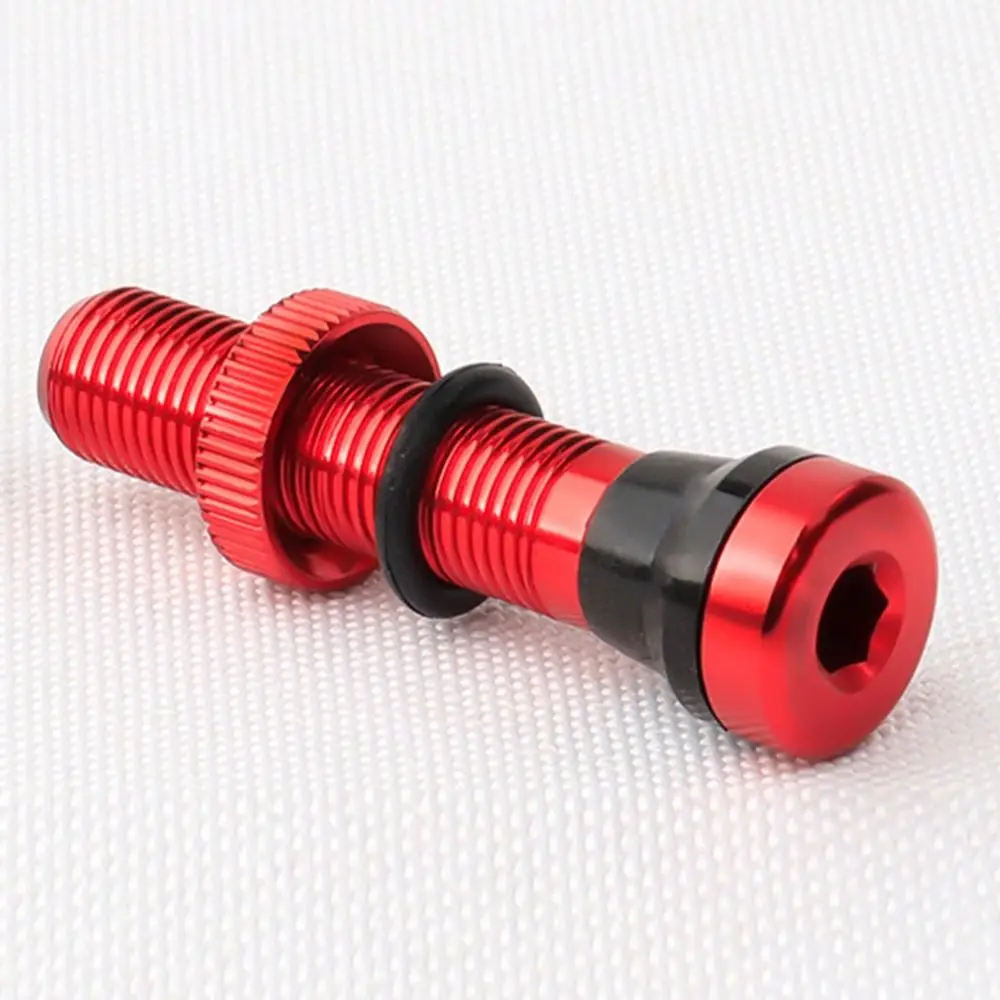 1/2pcs 40/60MM Brass or Alloy Stem Bicycle F/V Presta Tubeless Tire Valve Road Bike MTB Nipple W/Tool Alloy Valve Cap