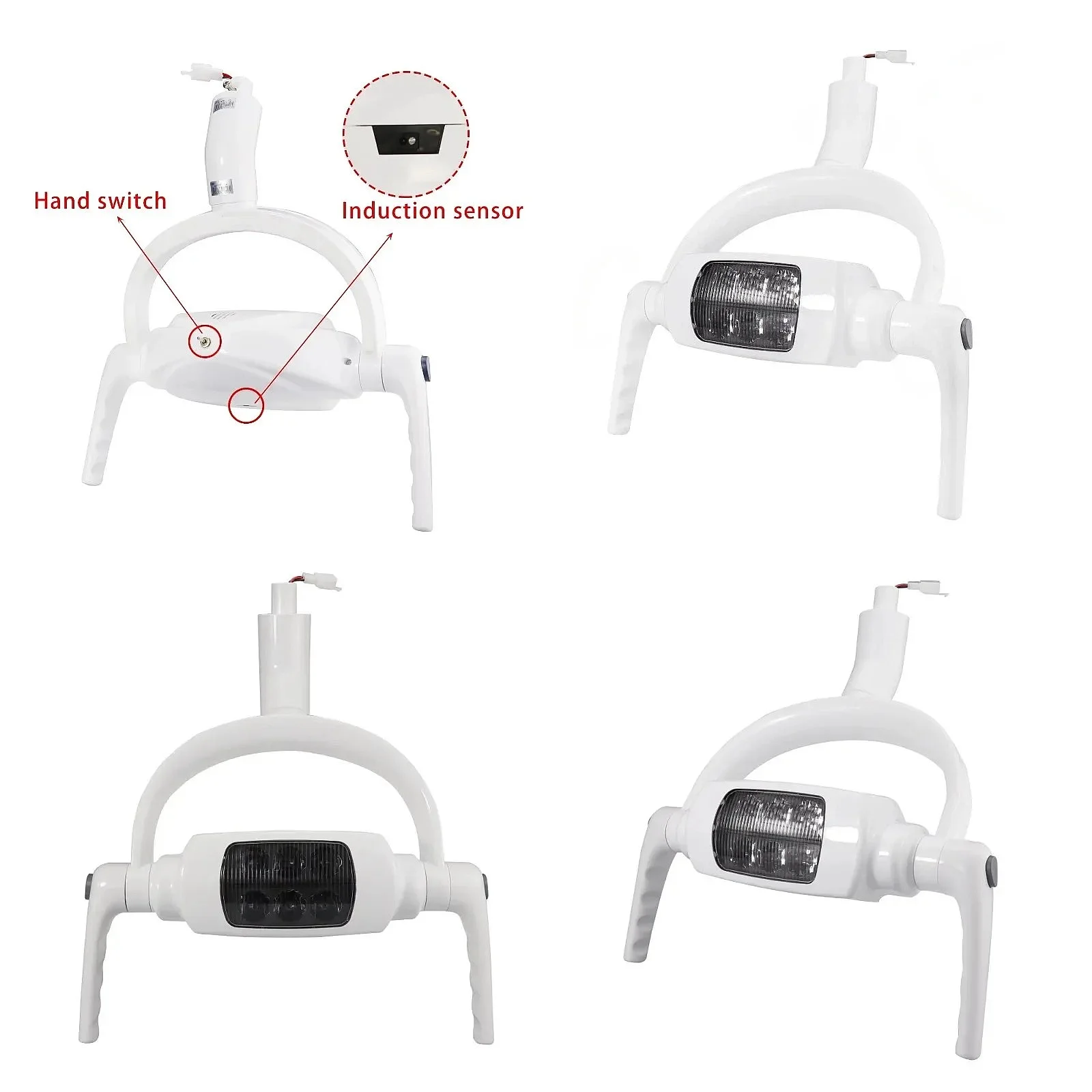 Professional LED Operation Lamp Induction Sensor Manual Switch Light for Dentals Chair Unit Equipment 22MM 26MM