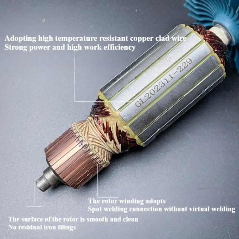 Clé électrique S2000/S2000L, clé électrique à Rotor, bobine de moteur, accessoires de Rotor en cuivre pur