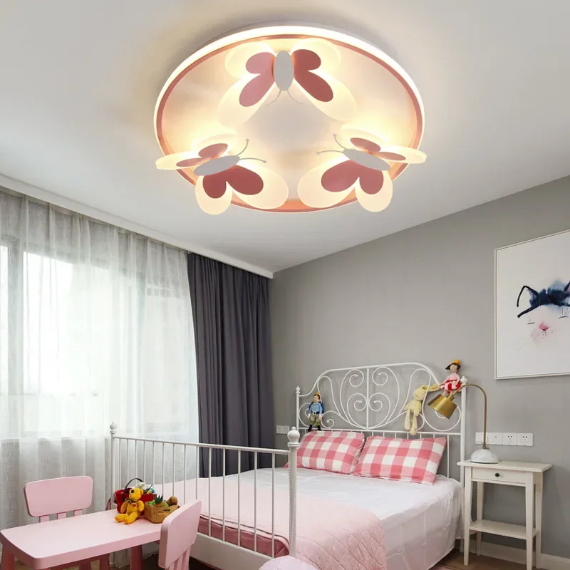 

Cartoon children's room lighting personalized creative lamps bedroom lamps girl warm romantic cute led ceiling light