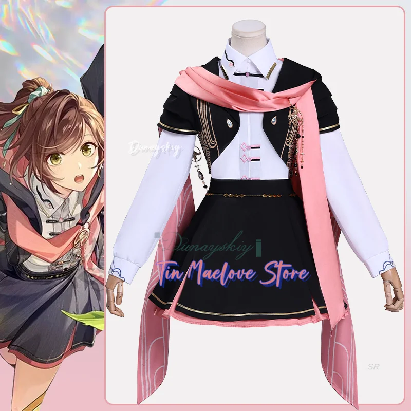 

Game Cosplay Tears Of Themis Heroine Miss Lawyer Heartbeat Curse Costume Black Coat Skirt Uniform Woman Carnival Suit Halloween