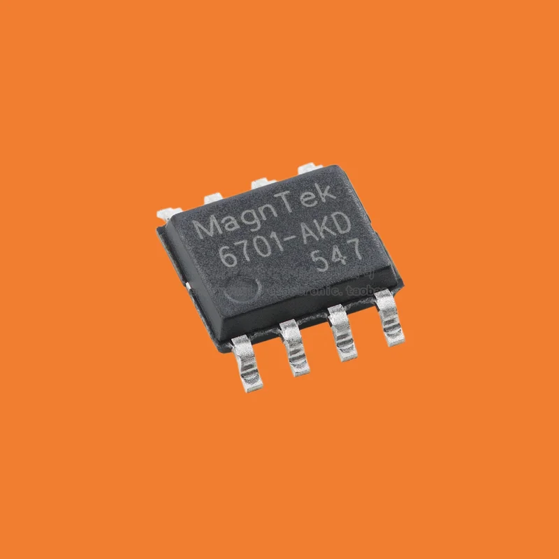 10pcs./Original MT6701CT-AKD SOP-8 Magnetic Rotation Position Sensor Magnetic Angle Encoder Chip