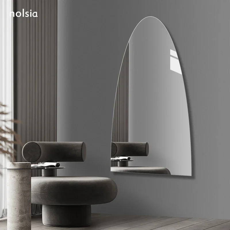 Specchio moderno da parete Estetico Full Body Art Nordic Luxury Long Funky Grande specchio Irregolare portatile Espelhos Decorazioni per la casa