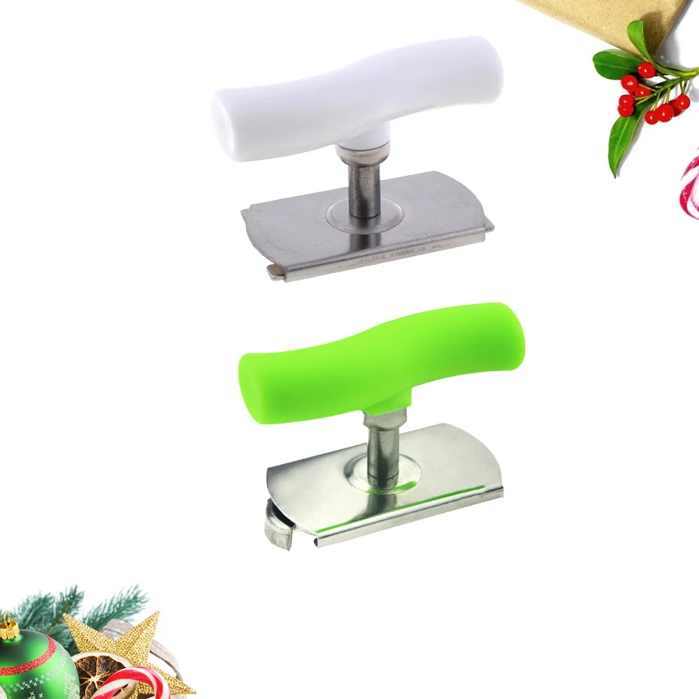 2 قطعة غطاء جرة الفولاذ المقاوم للصدأ المضادة للانزلاق فتاحة الزجاجات للمطبخ استخدام واسعة الفم ميسون جرة الزجاج يمكن فتاحة أداة #4