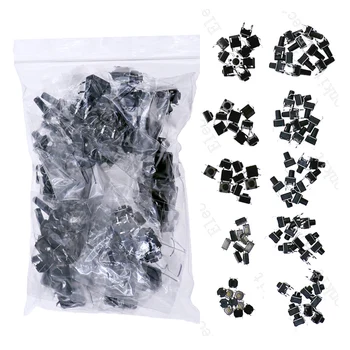 140pcs/lot 14Value Momentary Tact Tactile Push Button Switch SMD Assortment Mixed pack kit