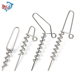 Rosewood Soft Bait Centering Pin Fishing Lure Spring Fixed Lock Multi-Depth Shallow Screw Needle Shad Tools Stainless Steel
