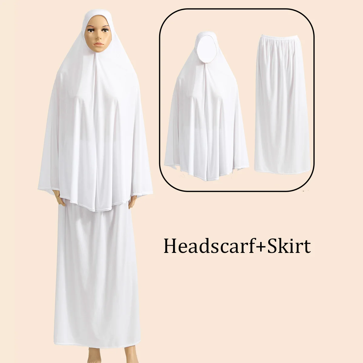 Muslim Ramadan Crystal Hemp Combo Set 2pc Instant Hijab Jersey Hijab Headscarf Amira Prayer Abaya Hijab For Women Turban Eid