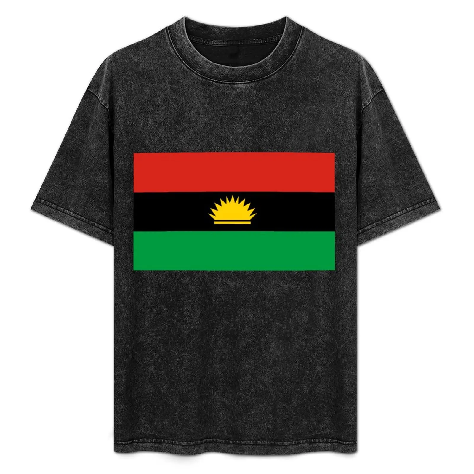 Camiseta con la bandera de Biafra (B?afra), camiseta informal de manga corta que combina con todo